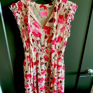 Kate spade pink midi dress